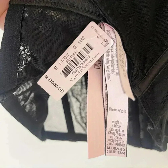 Victoria's Secret DREAM ANGELS Lace-up Bra Top Bustier Lingerie Size M-DD NWT - Picture 4 of 8